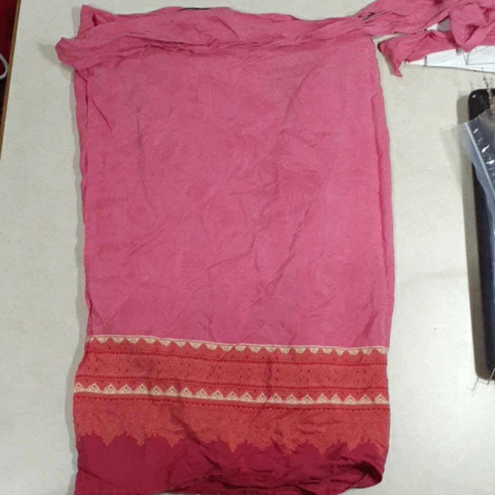 Express Silk Wrap Skirt
